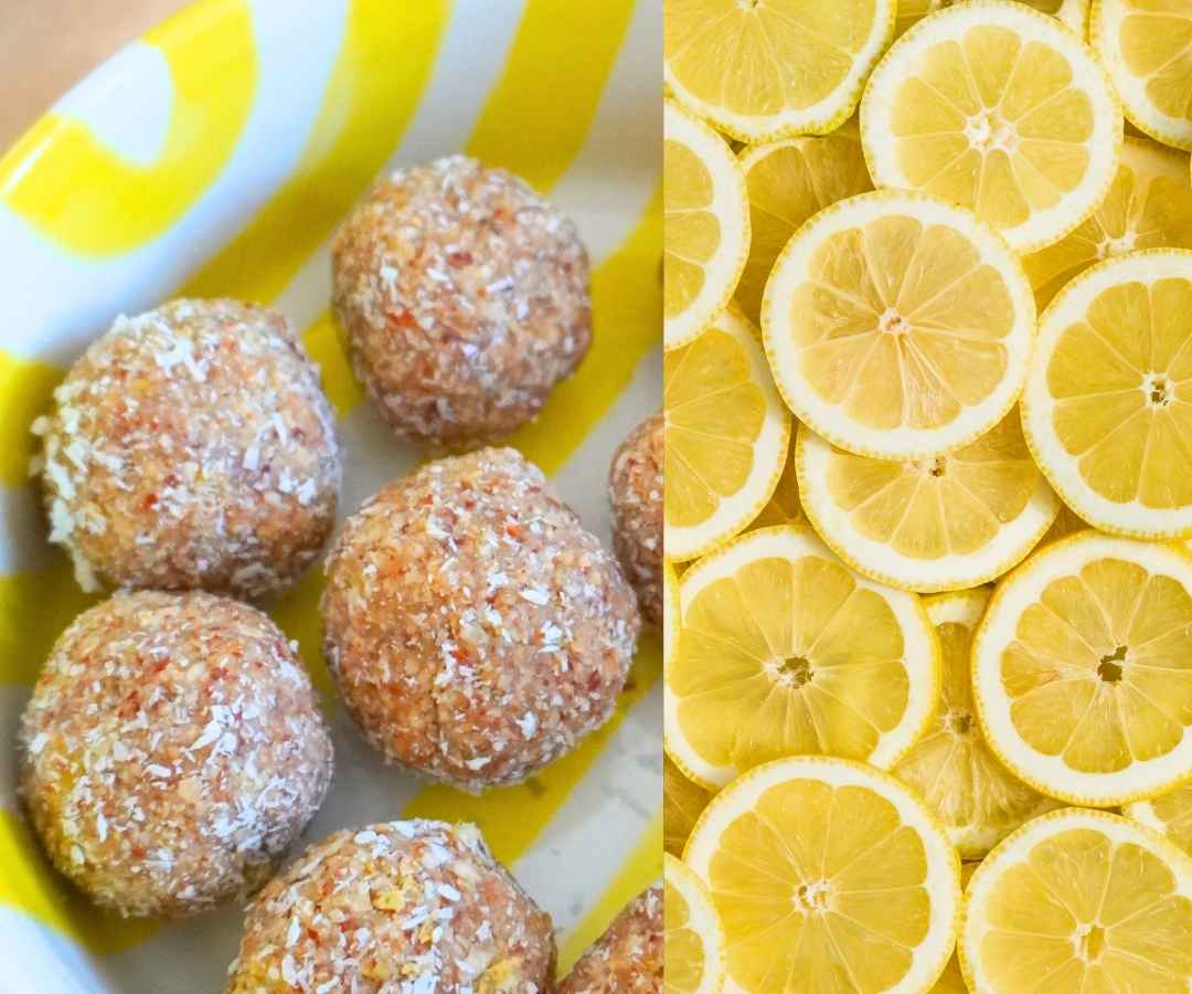 Kokos-Zitrone Energy Balls 🍋